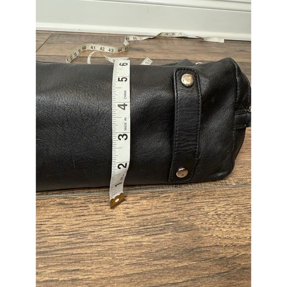 Coach Large Ashley F15447 Black Leather Satchel *Missing Shoulder Strap* - Picture 13 of 13